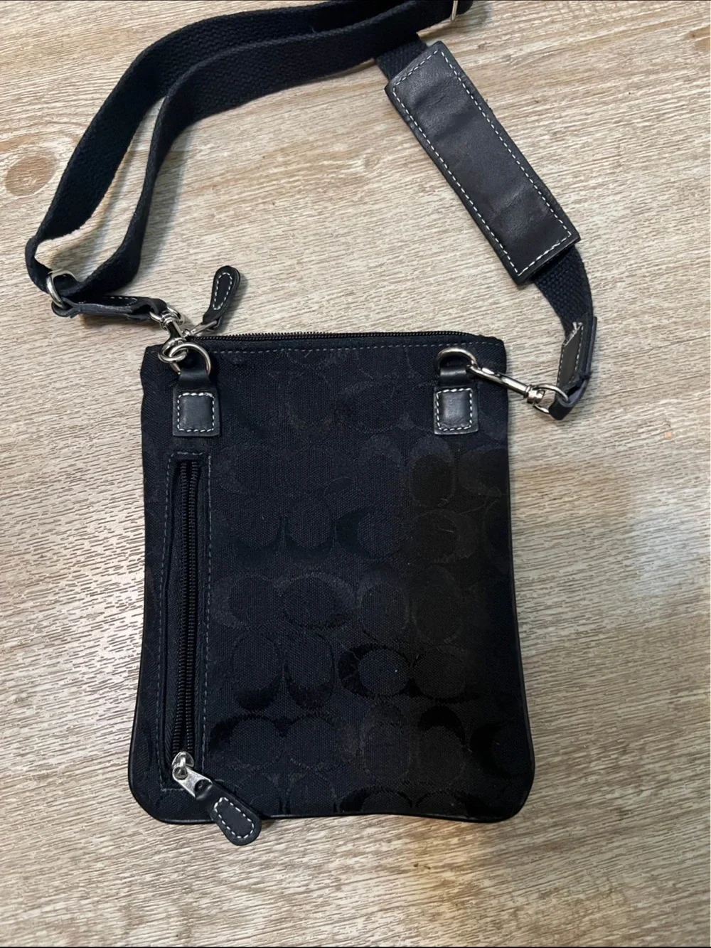 Coach Black Signature Crossbody Bag